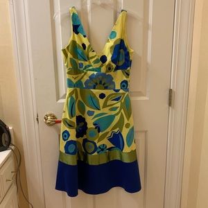 Graphic Floral Dress